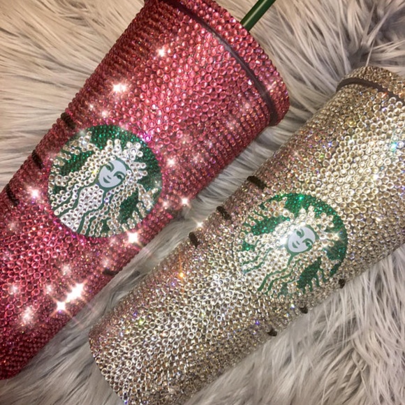 Bling Custom Crystallized STARBUCKS Swarovski Cup - Picture 2 of 5
